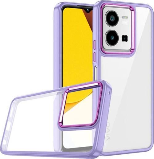 Vivo Y35 Şık Görünümlü Ve Arkası Şeffaf Flora Premium Kılıf
