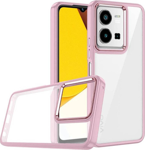 Vivo Y35 Şık Görünümlü Ve Arkası Şeffaf Flora Premium Kılıf