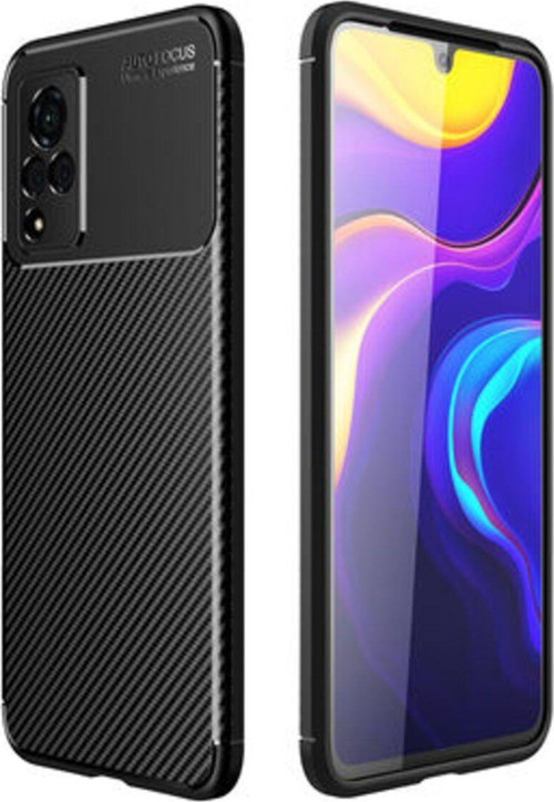 Vivo V21 Gofret Desenli Ultra Koruma Sağlayan Negro Silikon Kılıf