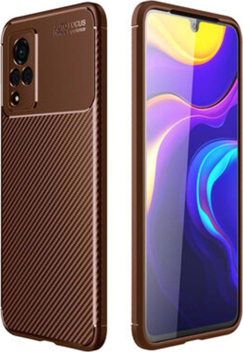 Vivo V21 Gofret Desenli Ultra Koruma Sağlayan Negro Silikon Kılıf