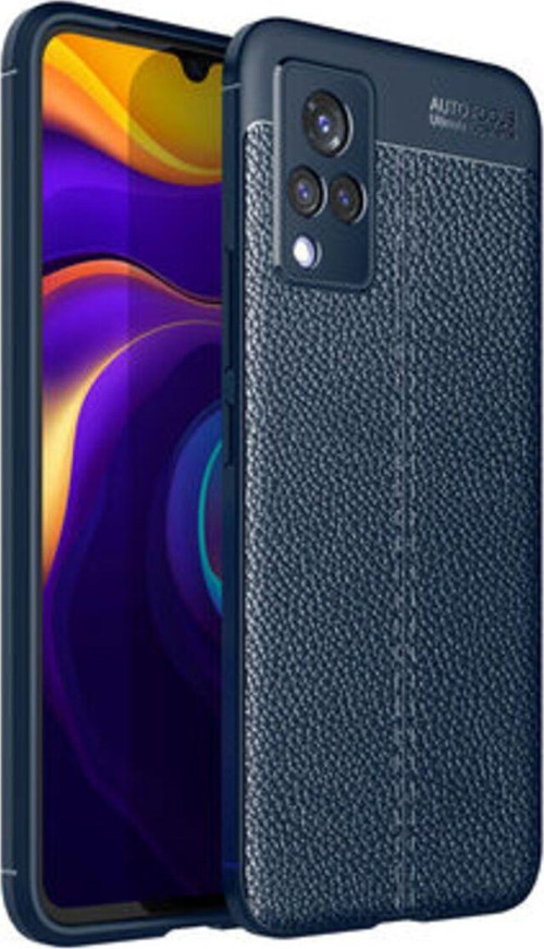 Vivo V21 Deri Desenli Yüksek Koruma Sağlayan Niss Premium Silikon Kılıf