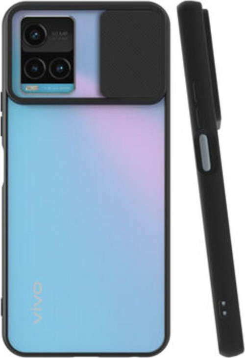 Vivo Y32 Kamera Koruma Sürgülü Şık Pena Silikon Kılıf