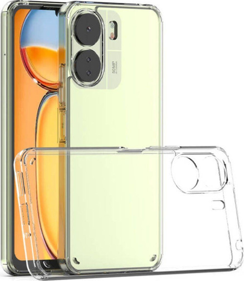 Redmi 13C Tam Koruma Sağlayan Sert Ve Şeffaf Coss Premium Silikon Kılıf