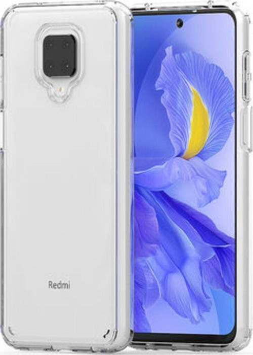 Redmi Note 9S Tam Koruma Sağlayan Sert Ve Şeffaf Coss Premium Silikon Kılıf