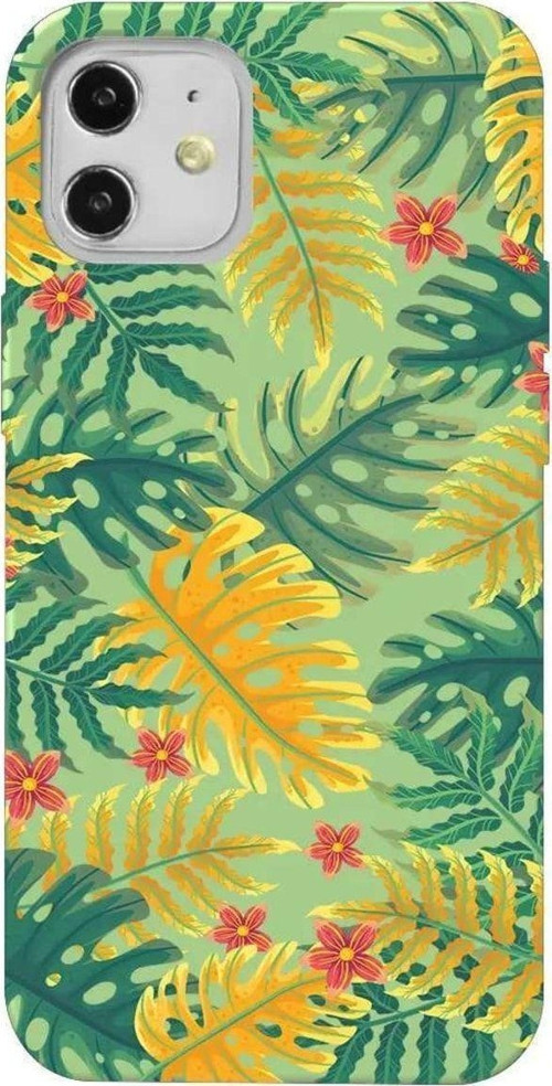 İphone 12 Mini Açik Yesil Renkli Silikon Telefon Kılıfı - Color Of Summer