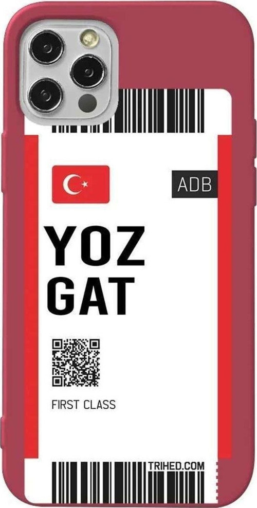 İphone 12 Pro Max Bordo Renkli Silikon Telefon Kılıfı - Yozgat Bileti