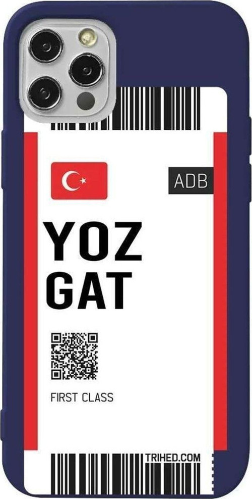 İphone 12 Pro Max Lacivert Renkli Silikon Telefon Kılıfı - Yozgat Bileti
