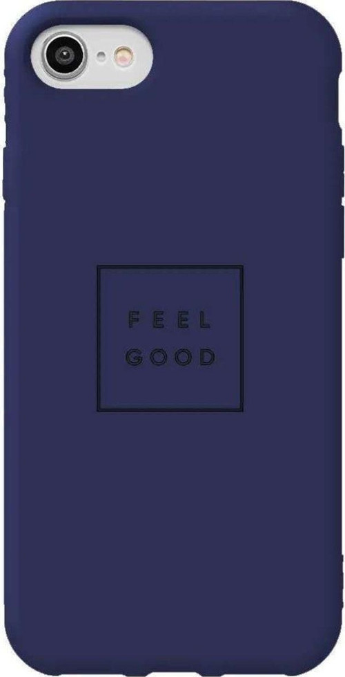 iphone Se 2020 Lacivert Renkli Silikon Telefon Kılıfı - Feel Good