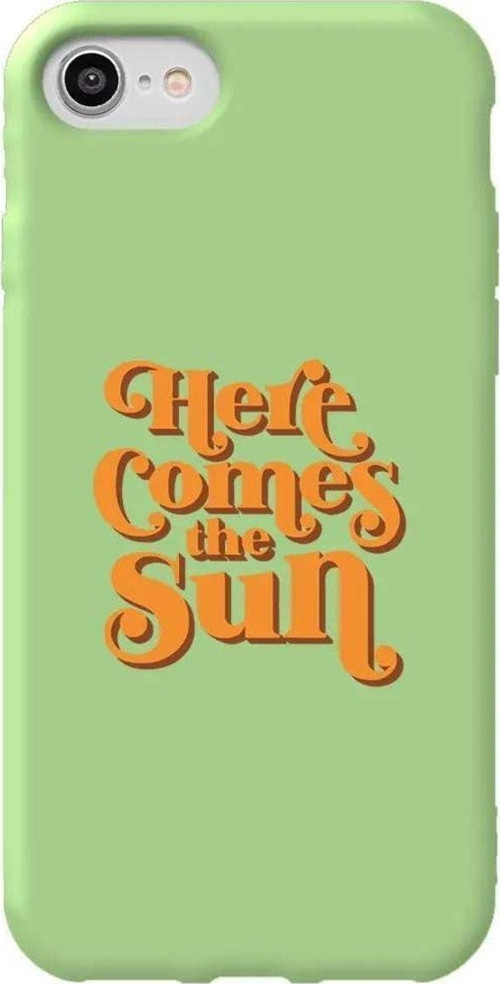 iphone Se 2020 Açik Yesil Renkli Silikon Telefon Kılıfı - Comes The Sun
