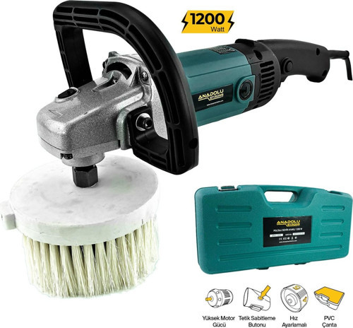 Anadolustrong ANS1002DF 6 Kademeli 1200W Pasta Cila Koltuk Yıkama Makinesı Dönerli Fırça