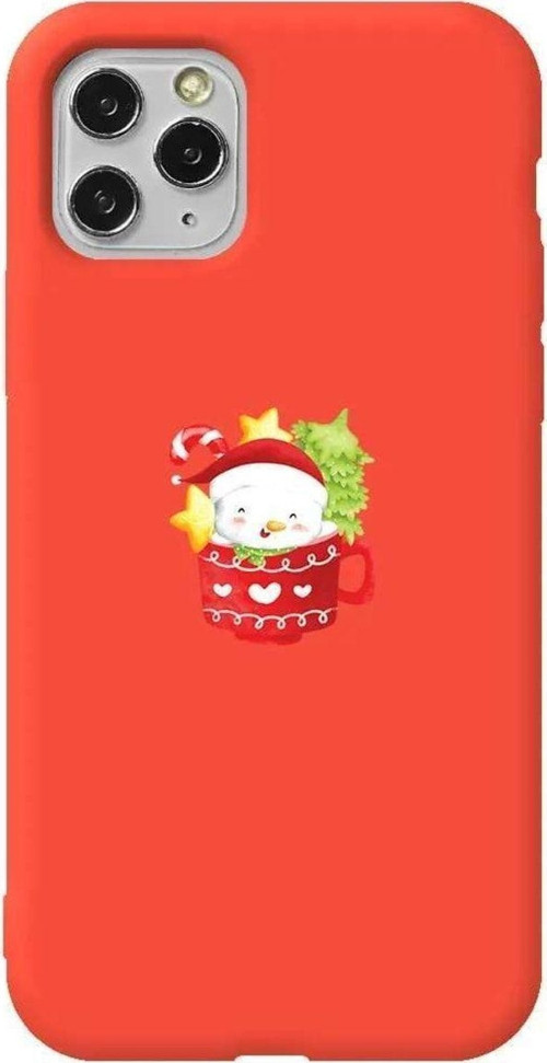 İphone 11 Pro Turuncu Renkli Silikon Telefon Kılıfı - A Cup Of Xmas 4