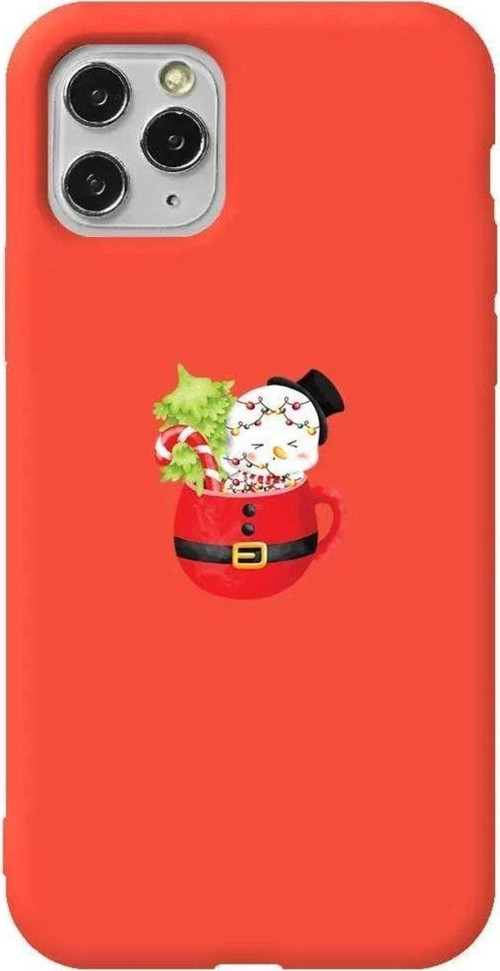 İphone 11 Pro Turuncu Renkli Silikon Telefon Kılıfı - A Cup Of Xmas 7