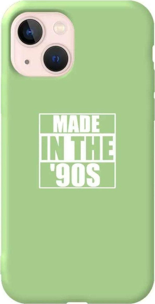 İphone 13 Mini Açik Yesil Renkli Silikon Telefon Kılıfı - Made In The 90's