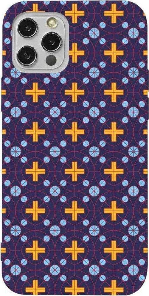 iPhone 13 Pro Lacivert Renkli Silikon Telefon Kılıfı - Ottomans Tiles