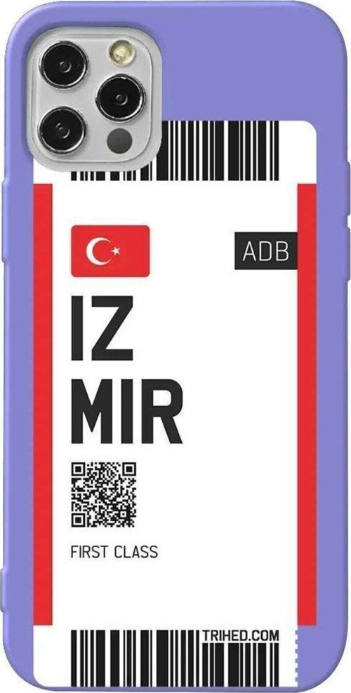 iPhone 13 Pro Lila Renkli Silikon Telefon Kılıfı - Izmir Bileti