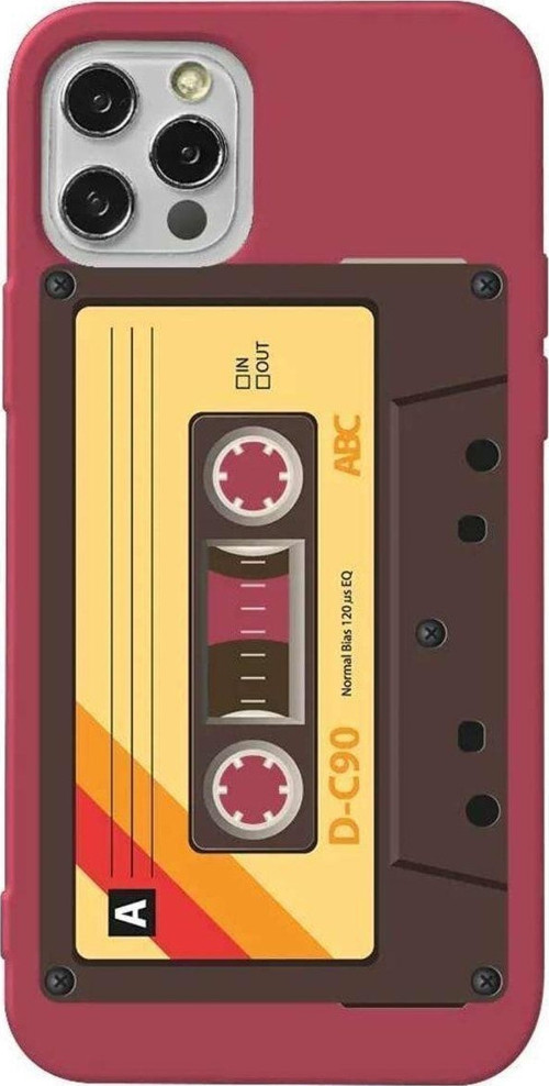 İphone 13 Pro Max Bordo Renkli Silikon Telefon Kılıfı - Awesome Kaset