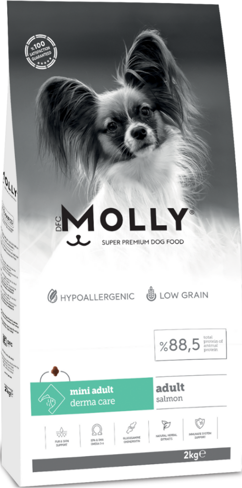 Mini Adult Derma Care Somonlu Küçük İrk Yetişkin Köpek Maması 2 Kg