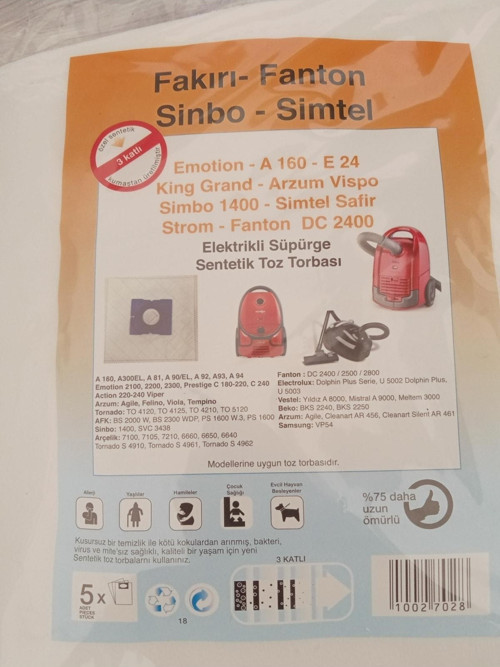 Ç E G Süpürge Torbası