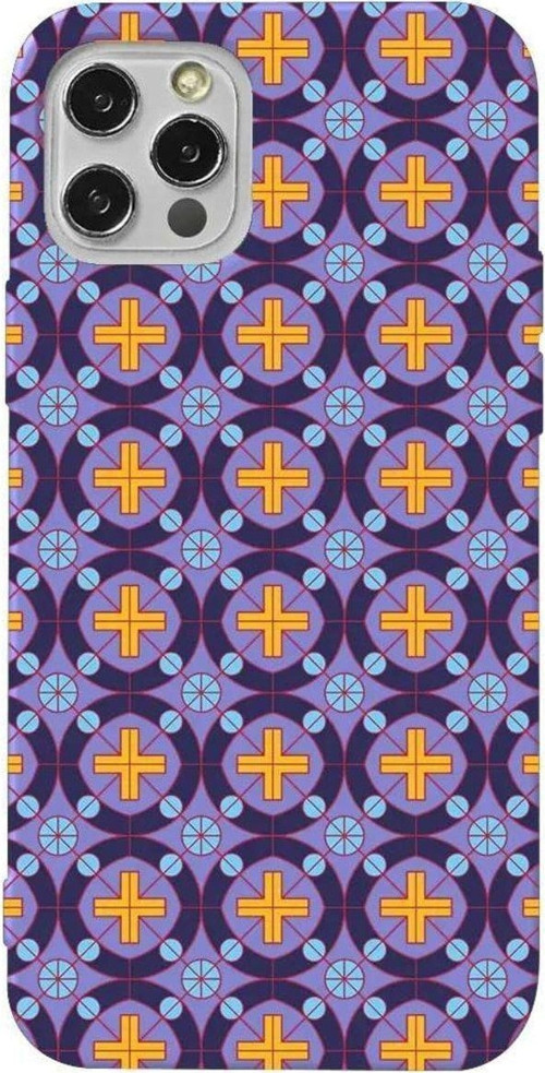 İphone 13 Pro Max Lila Renkli Silikon Telefon Kılıfı - Ottomans Tiles
