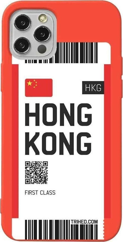 İphone 13 Pro Max Turuncu Renkli Silikon Telefon Kılıfı - Hong Kong Bileti