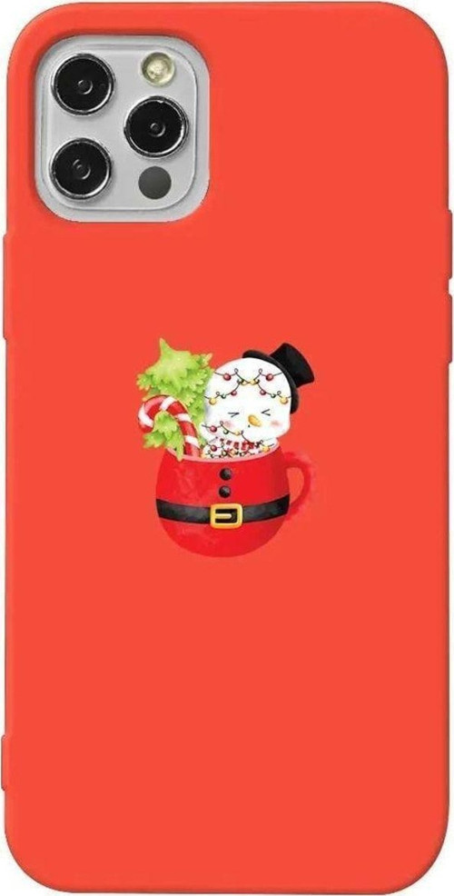 iPhone 13 Pro Turuncu Renkli Silikon Telefon Kılıfı - A Cup Of Xmas 7