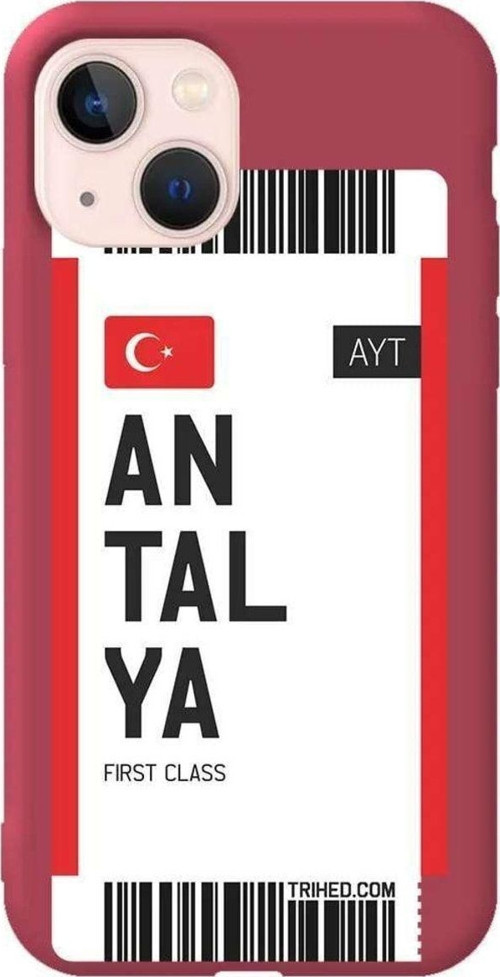 İphone 14 Plus Bordo Renkli Silikon Telefon Kılıfı - Antalya Bileti