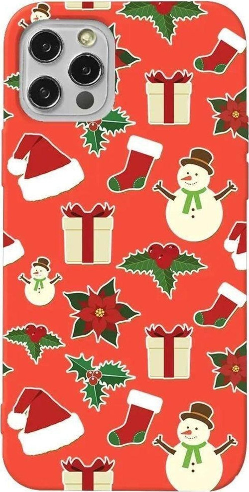 İphone 14 Pro Max Turuncu Renkli Silikon Telefon Kılıfı - Just Xmas