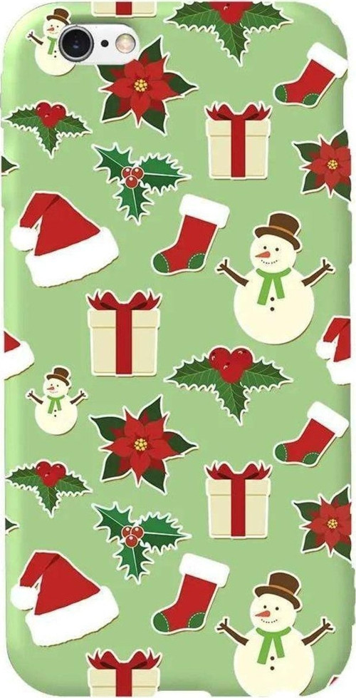 İphone 6 Açik Yesil Renkli Silikon Telefon Kılıfı - Just Xmas