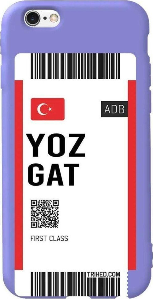 İphone 6 Lila Renkli Silikon Telefon Kılıfı - Yozgat Bileti