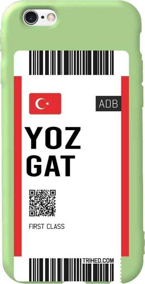 iphone 6S Plus Açik Yesil Renkli Silikon Telefon Kılıfı - Yozgat Bileti