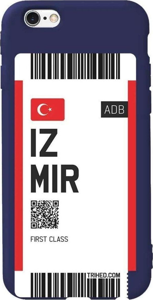 iphone 6S Plus Lacivert Renkli Silikon Telefon Kılıfı - Izmir Bileti
