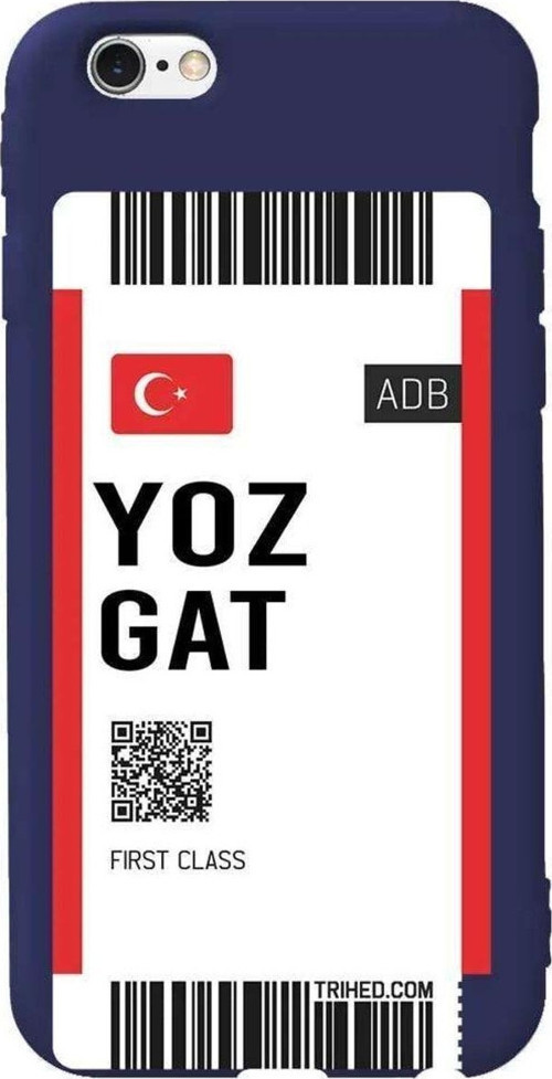 iphone 6S Plus Lacivert Renkli Silikon Telefon Kılıfı - Yozgat Bileti