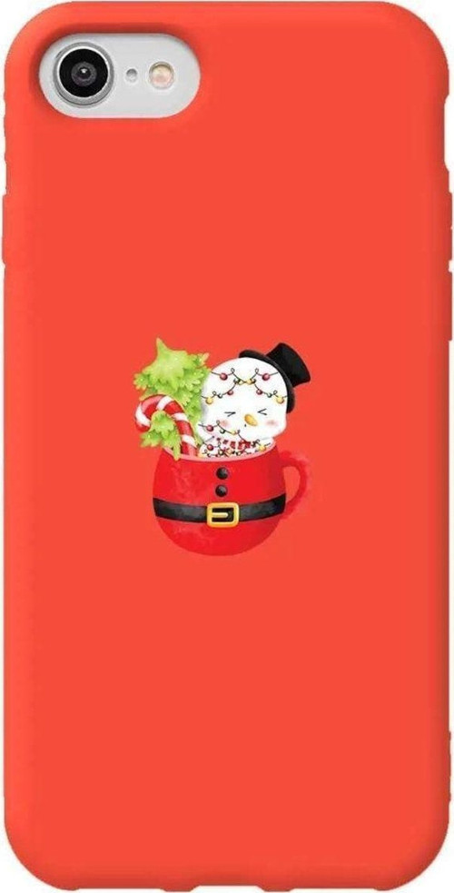 iphone Se 2020 Turuncu Renkli Silikon Telefon Kılıfı - A Cup Of Xmas 7