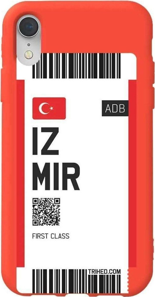 İphone XR Turuncu Renkli Silikon Telefon Kılıfı - Izmir Bileti
