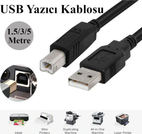 Hp Laserjet Uyumlu 4350n Usb Yazıcı Bağlantı Kablosu