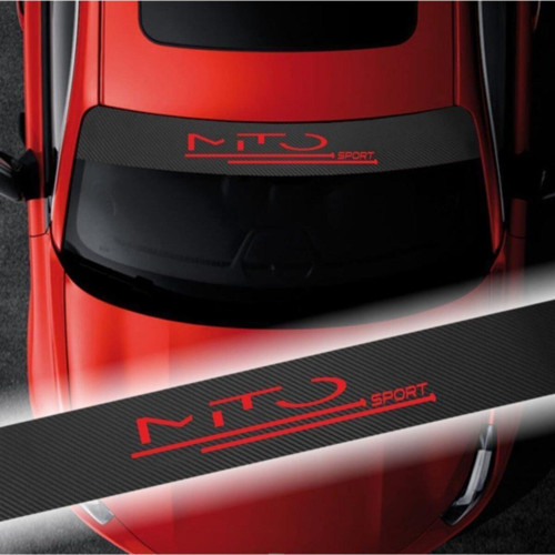 Alfa Romeo Mito İçin Uyumlu Aksesuar Oto Ön Cam Oto Sticker Karbon