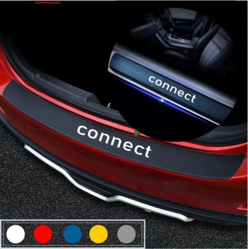 Ford Connect İçin Uyumlu Aksesuar Oto Bagaj Ve Kapı Eşiği Sticker Seti Karbon