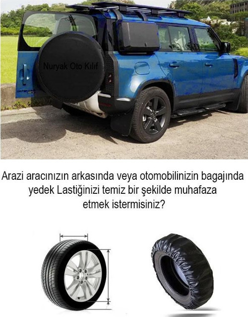 FORD MONDEO SW uyumlu Araç,Araba,Oto Stepne Kılıfı 17-18 inç