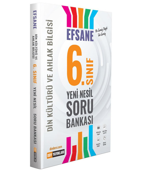 Yayınları 6.Sınıf Din Kültürü ve Ahlak Bilgisi Efsane Yeni Nesil Soru Bankası