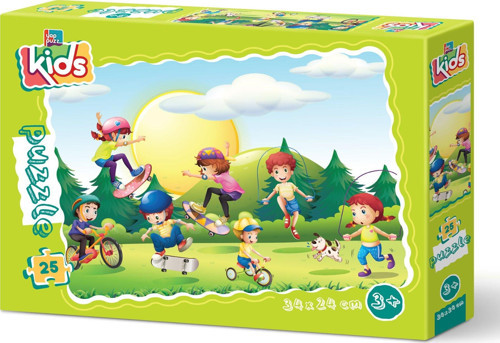 Yetenekli Kaykaycılar 25 Parça Çoçuk Puzzle