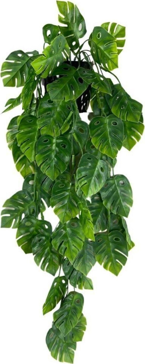Yapay Çiçek Sarkan Monstera Deve Tabanı Yapay Sarmaşık Pastel 60Cm