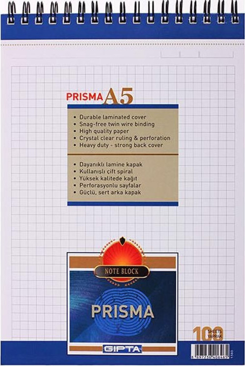 Prisma Blok Spiralli A5 100 Yaprak