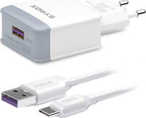 Samsung Galaxy Note 10 Lite Uyumlu Type-c Giriş Şarj Aleti Cihazı Adaptör+Kablo 3.0A Q32