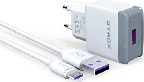 Xiaomi Redmi Note 5A Uyumlu Mikro Usb Girişli 3.0 Amper Adaptör+Kablo Şarj Aleti -Q30