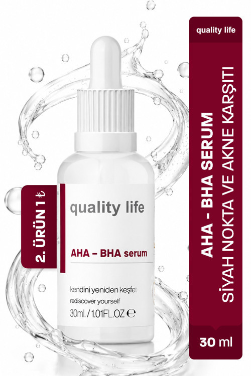 Aha Bha Serum Canlandırıcı Cilt Tonu Eşitleyici Kırmızı Peeling Glikolik Salisilik Asit Cilt Serumu