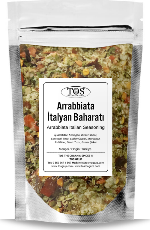 Arrabbiata İtalyan Baharatı 500 gr Arrabbiata Italian Spice - Premium Quality | Baharat Karışımı