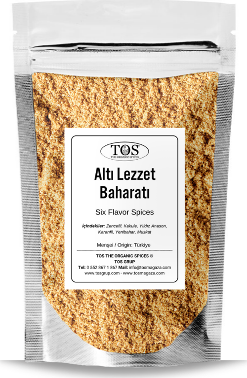 Altı Lezzet Baharatı 100 gr Six Flavors Spice Blend - Premium Quality | Baharat Karışımı