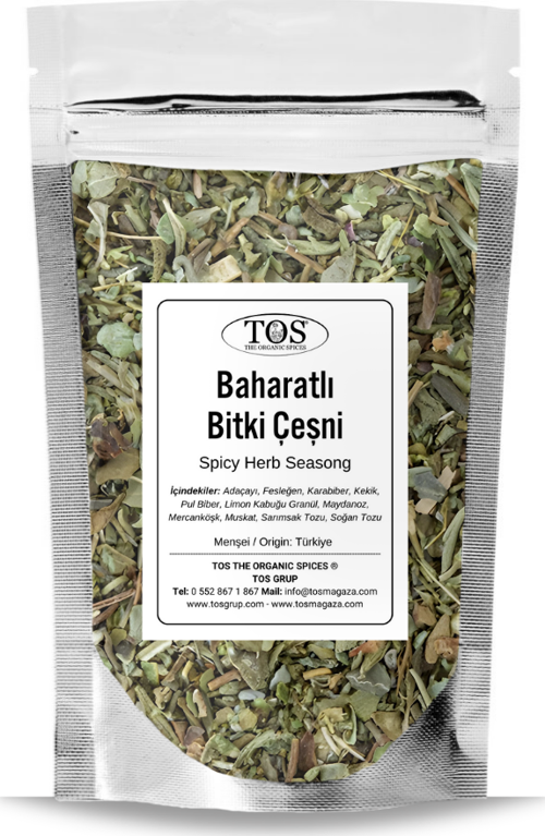Baharatlı Bitki Çeşni 250 gr Spicy Herb Seasoning - Premium Quality | Baharat Karışımı