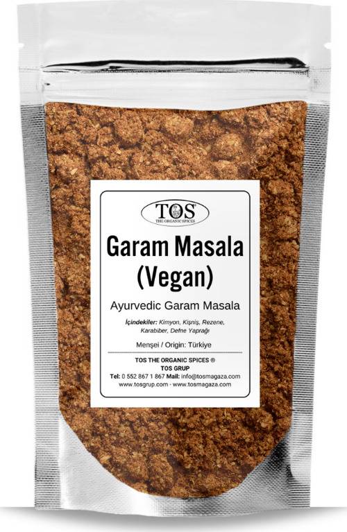 Ayurveda Garam Masala (Vegan) 250 gr (1. Kalite) Baharatın Sıcak Lezzeti