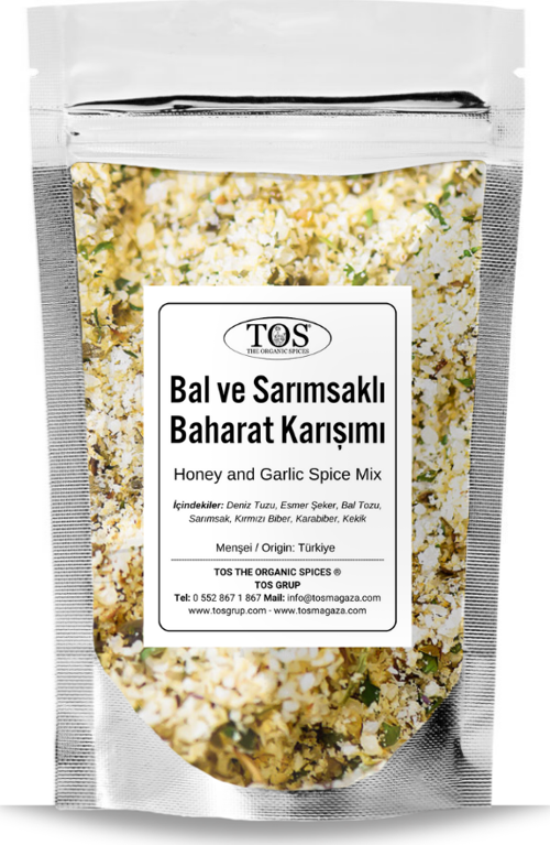 Bal ve Sarımsaklı Baharat Karışımı 250 gr Honey and Garlic Spice Blend - Premium Quality